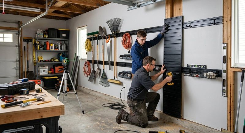 Garage Tool Rack Installation in Loudoun County, VA