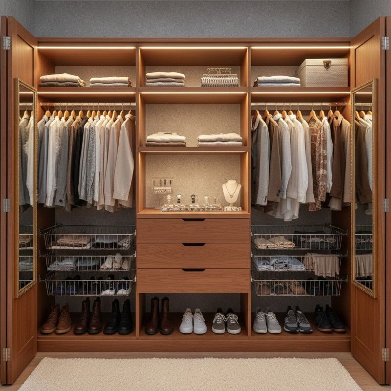 How Closet Installation Improves Home Organization