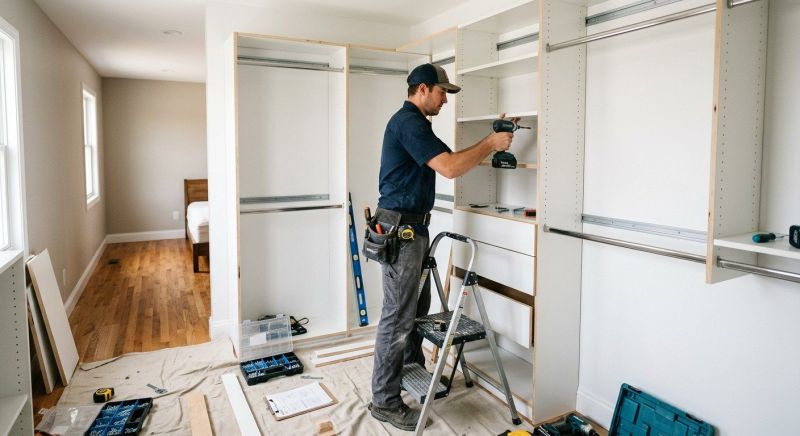 Mudroom Closet Installation in Greensboro, NC