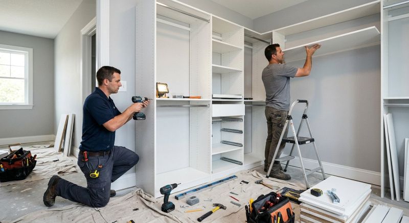 Mudroom Closet Installation in Greensboro, NC