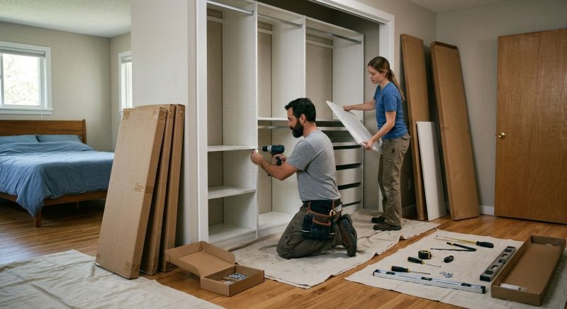Mudroom Closet Installation in Winston Salem, NC